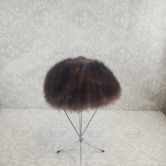 Vintage Betmar Elegante Mink Hat Cap New York Paris